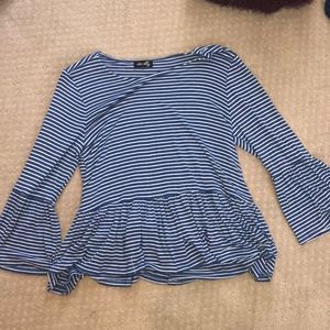 Francesca striped longsleeve shirt